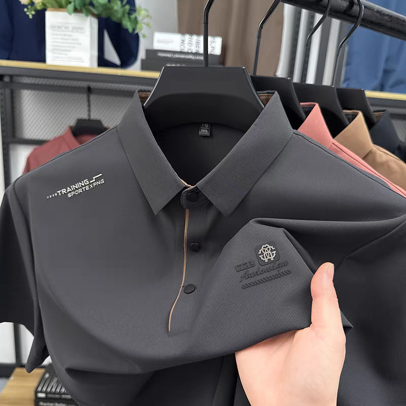 メンズウェア OBSIDIAN BIG POLO M BIG POLO SHIRT FULL BACK PRINT