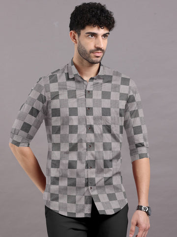 Classic Checkered Premium Cotton Shirt