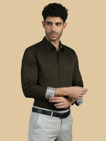 Birch Subtle Sheen Super Soft Premium Satin Cotton Shirt