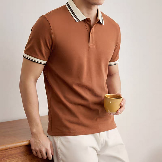 Old Money Heritage Crest Polo T-Shirt