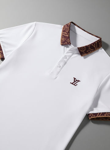 Ornate Trim Polo T-Shirt