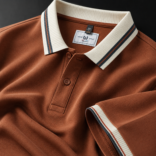 Old Money Heritage Crest Polo T-Shirt