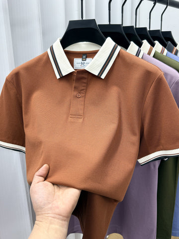 Old Money Heritage Crest Polo T-Shirt