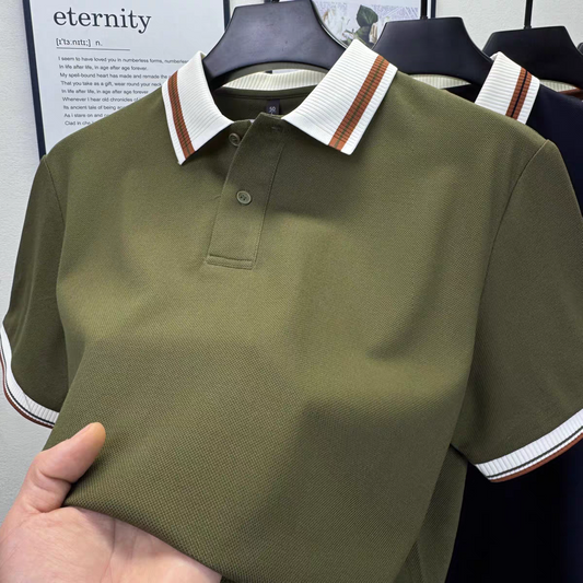 Old Money Heritage Crest Polo T-Shirt