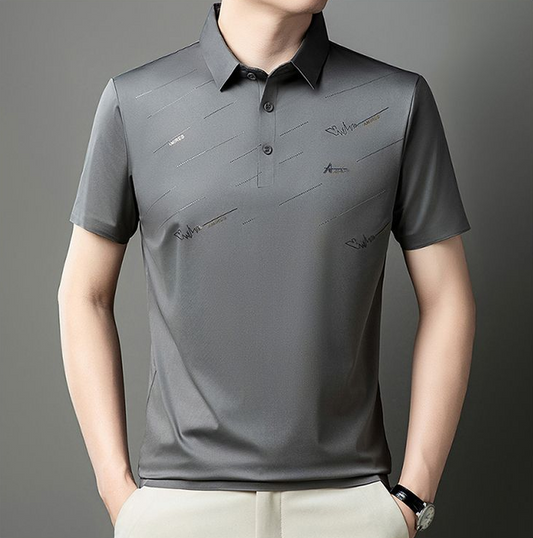 Obsidian Flow Polo T-Shirt
