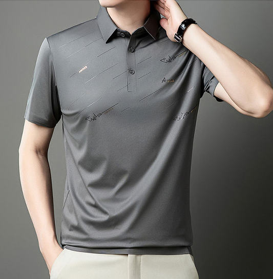 Obsidian Flow Polo T-Shirt