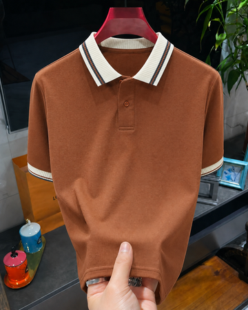 Old Money Heritage Crest Polo T-Shirt