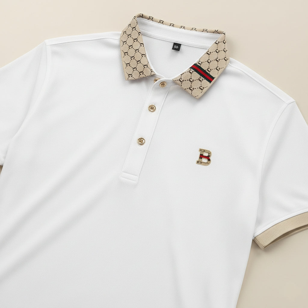 Aristovibe Monogram Polo T-Shirt