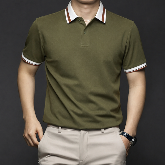 Old Money Heritage Crest Polo T-Shirt