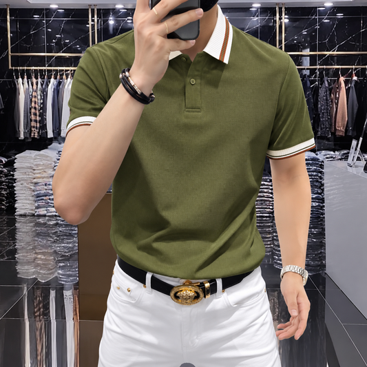 Old Money Heritage Crest Polo T-Shirt