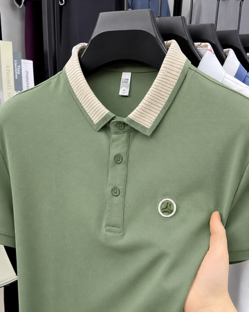 Couture Elite Striped Polo T-Shirt