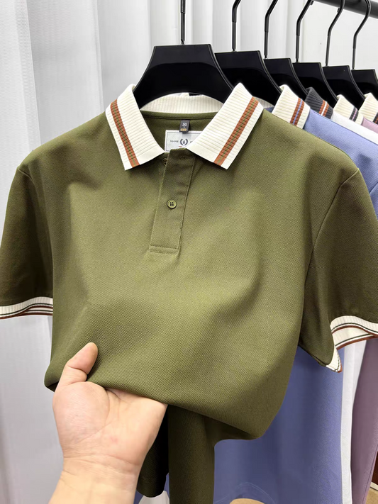 Old Money Heritage Crest Polo T-Shirt