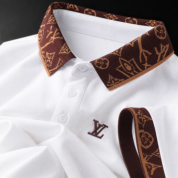 Ornate Trim Polo T-Shirt