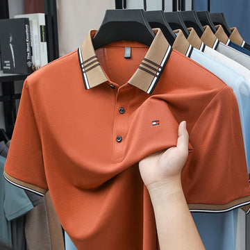 Azorta Signature Striped Collar Premium Polo T-Shirt