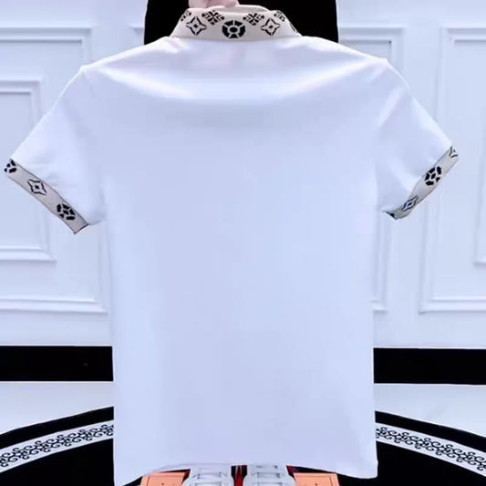 Signature Crest Trim Polo T-Shirt